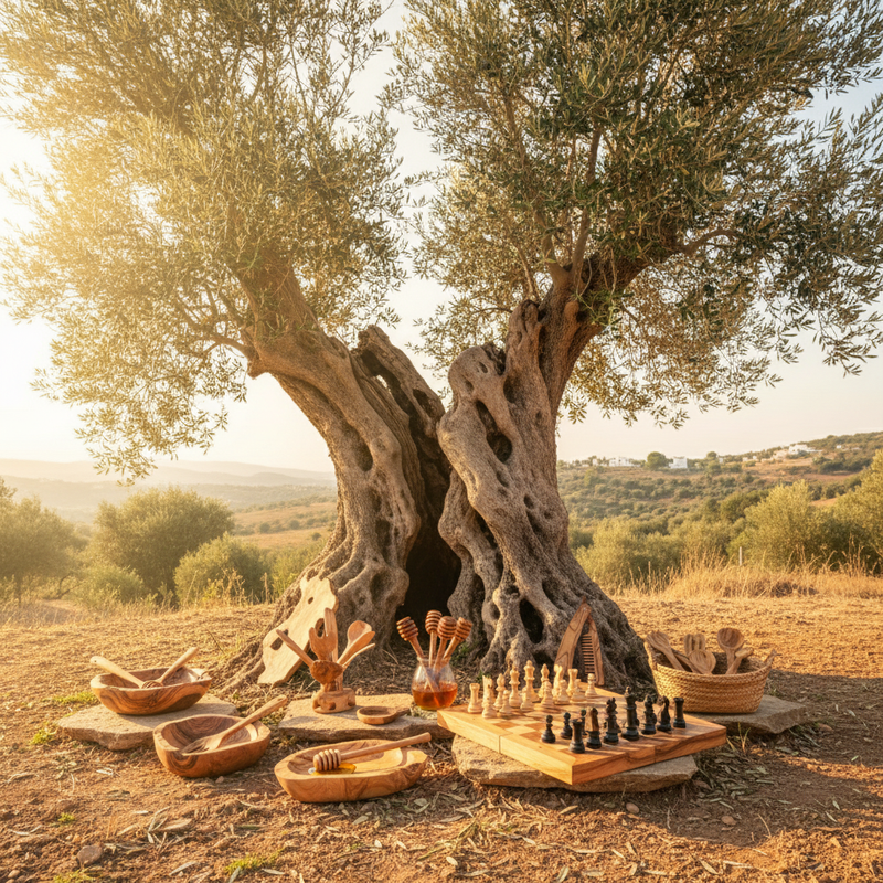 Handcrafted Olive Wood Products - Premium Kitchen & Home - EcoTechShoppy