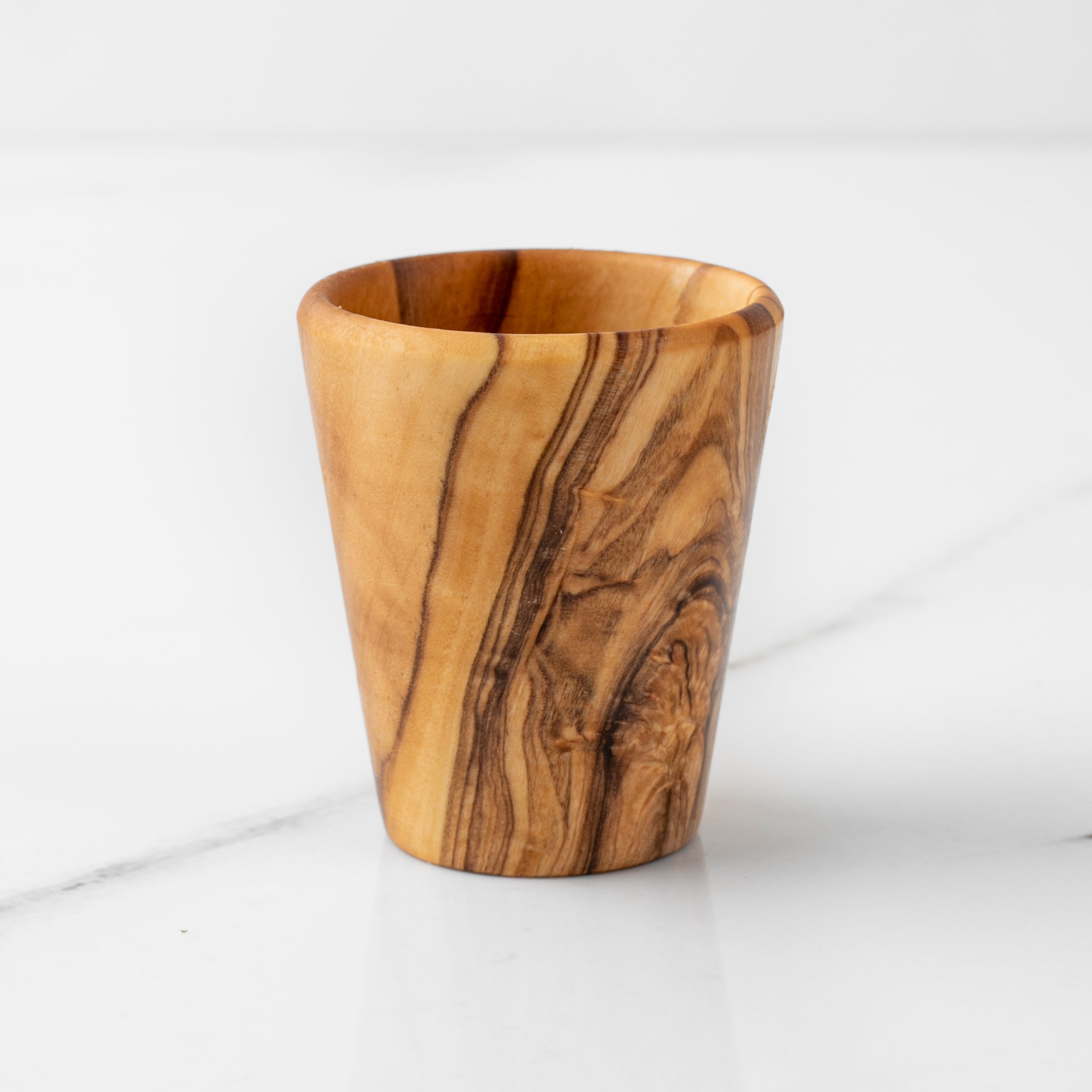 Handcrafted Olive Wood Shot Glass