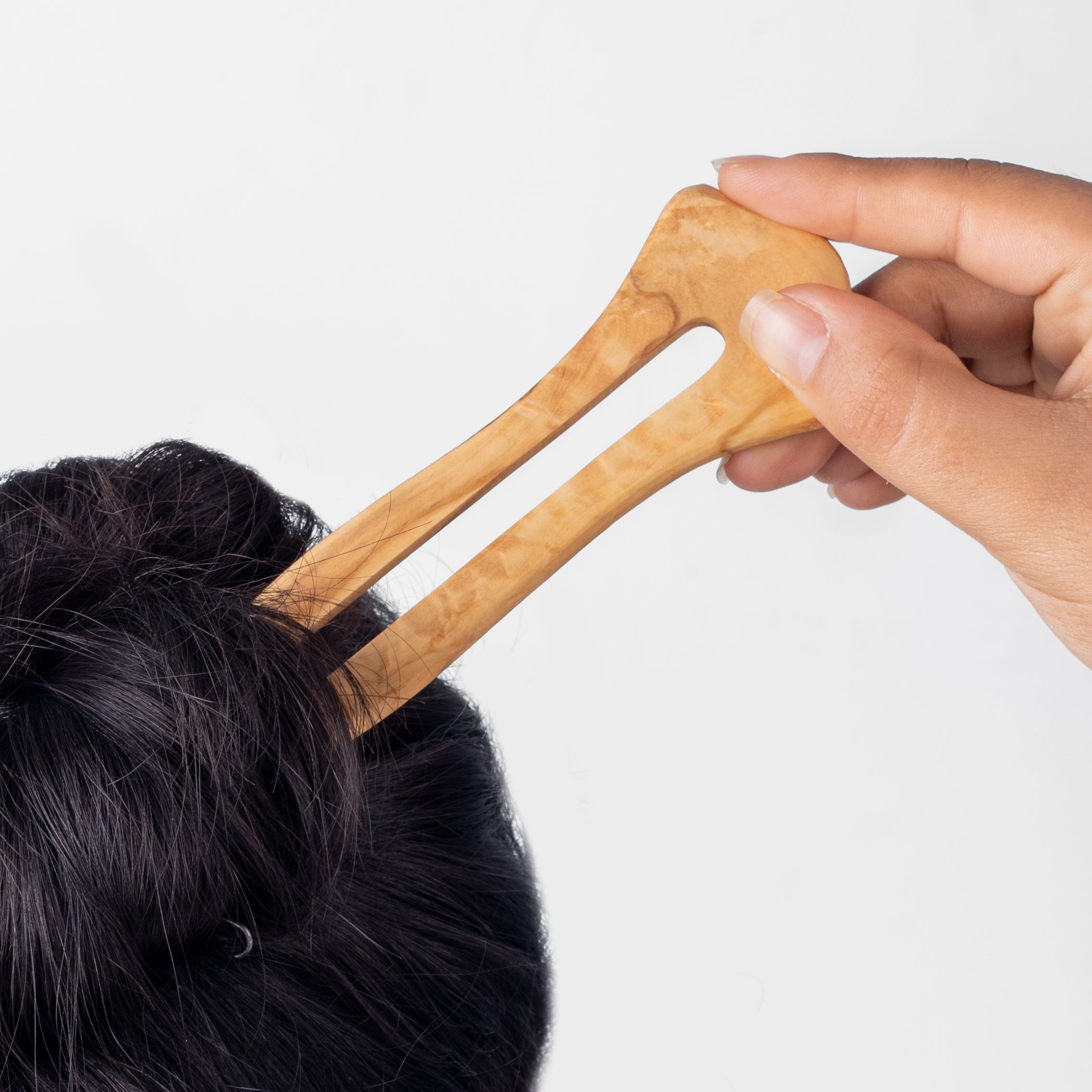 Olivenholz Haarnadel Handgefertigt