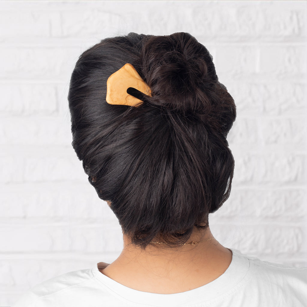 Olivenholz Haarnadel Handgefertigt